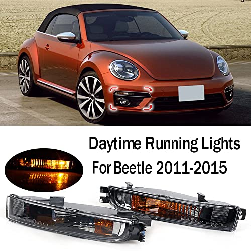 Luces de circulación diurna Beetle luz antiniebla parachoques delantero señal de giro 11-15 7