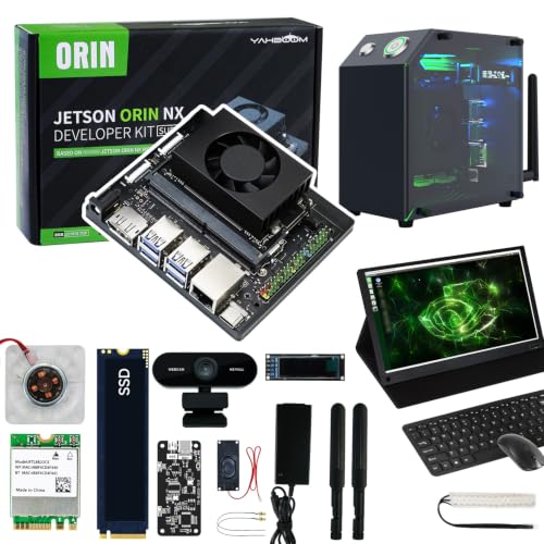 Image of Yahboom Jetson Orin NX 8GB Super 117TOPS for AI Robots FHD 15.6in IPS Screen Jetson Case USB Camera Keyboard Mouse,for Mechanical Engineers (Orin NX 8GB SUB ULT Kit)