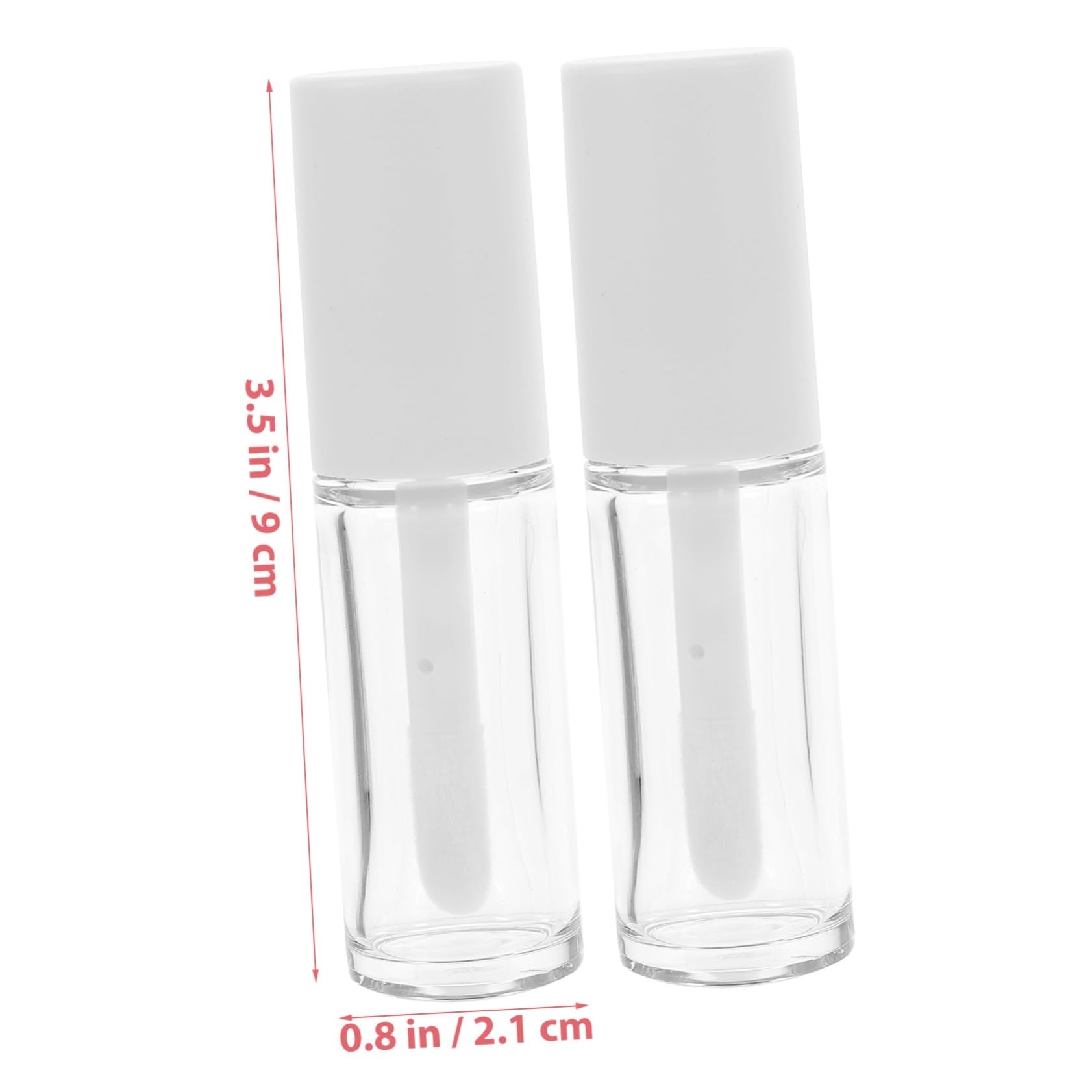 Tubo per Lucidalabbra Vuoto da 10ml in Petg, 15 Pezzi