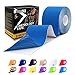 Kinesiology Tape Physio Kinesio Relieve Muscle Soreness and Strain Shoulders Wrists Knees Ankles Elastic Waterproof Air Permeability Hypoallergenic 2 Inch x 16 Foot Blue