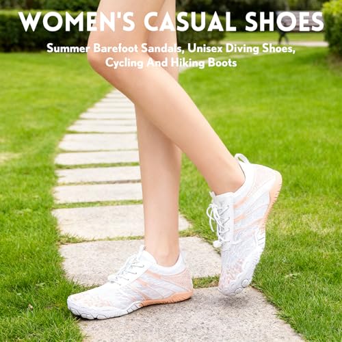 Image of Hike Barefoot Shoes Women's Men's Walking Running Gym Trainers Wide Fit Non-Slip Lightweight Outdoor Swim Surf Water Shoes