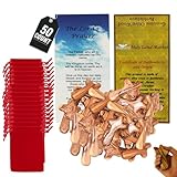 Holy Land Market Komfort-/Haltekreuz auch Palm- oder Handkreuz genannt, mit Samtbeutel und zwei Urkunden (10.2 cm) (50)
