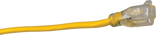 Miniatura 3 de Coleman Cable 0103Cable de extensión de vinilo para exteriores con punta Iluminada, 2587, 120 volts
