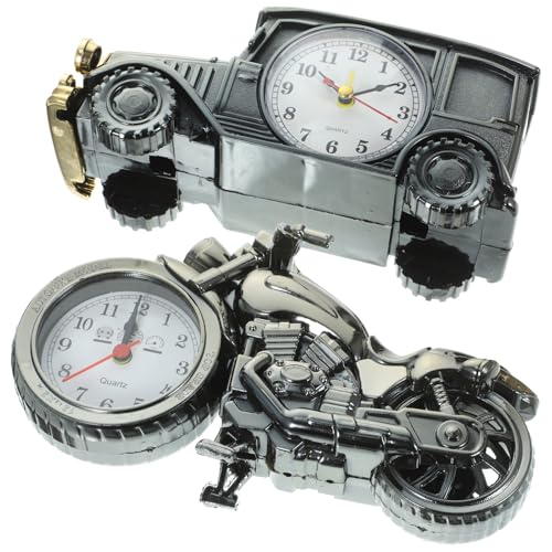 DECOMELODY �r���e�[�W�o�C�N�^�ڊo�܂����v �d�r�����A���[�����v �ƒ�p�f�X�N�N���b�N �Q�� �I�t�B�X �J�t�F�̃C���e���A�����p 2�Z�b