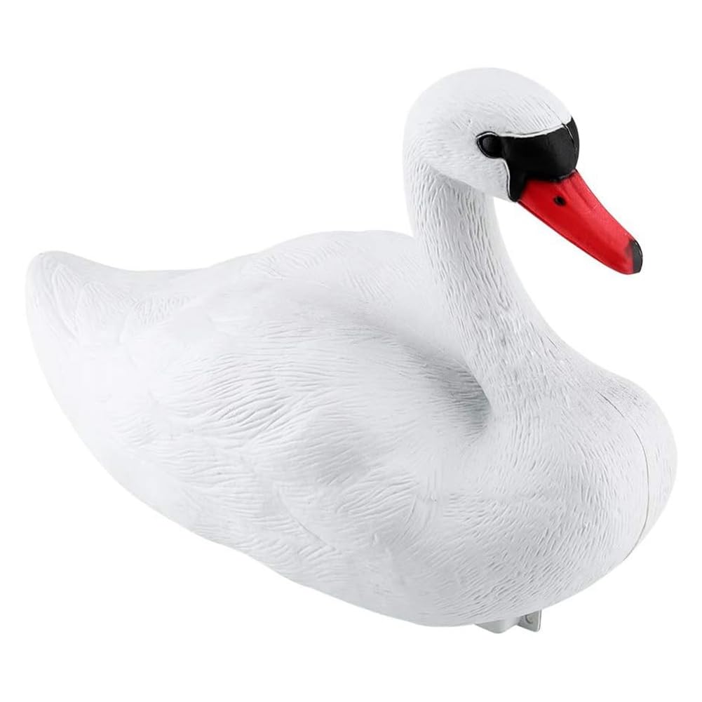 CTRLZS Swan Decoys, Floating Plastic Swan, White Swan Statue Decoration Pet Decoys, Simulation Swan Decoys, White Swan Statue