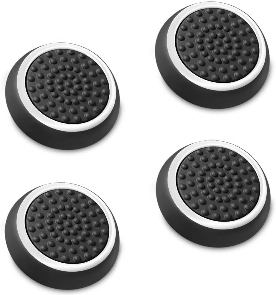 Etzin Silicone Grips Cap Thumb Stick Joystick Grips Compatible with PS4, PS3, Xbox 360, Xbox One Controller.[2 Pair / 4 Pcs] (Black&White) (B0B36D72JT) Amazon Price History, Amazon Price Tracker