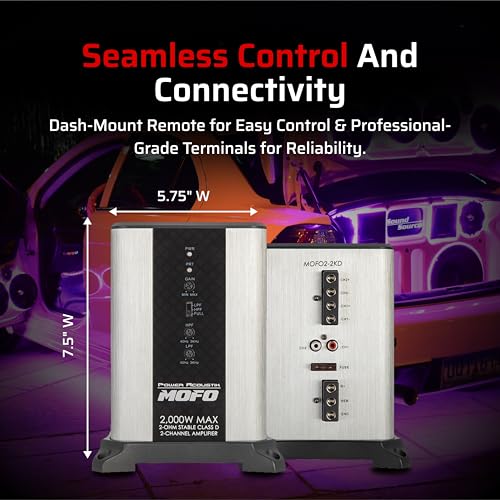 Power Acoustik 2000 Watt Class D Amplifier for Deep Bass and Clear Sound - Image 5