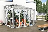  Vitavia Anlehngewächshaus Helena aus Alu/Glas weiß Helena 7000