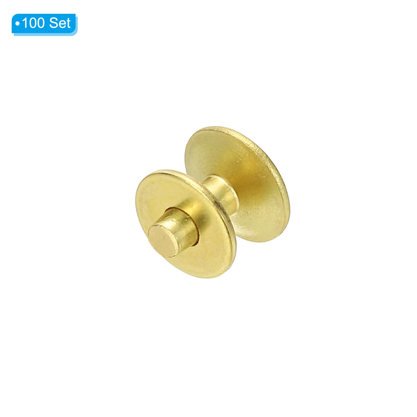PATIKIL 12x4x8mm Leather Rivets and Burrs - Image 3