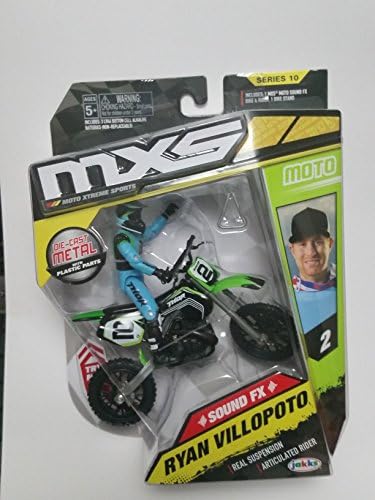 Ryan Villopoto MXS Series 10 Real Suspension & Articulated Rider Dirt Bike & Rider