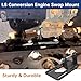 ForoGore LS Conversion Engine Swap Mounts Compatible with 1973-1998 Square Body / OBS Chevy GMC Truck 2WD,4WD Ls Motor MountS Adjustable Swap Motor Conversion Bracket for C10 C/K 1500