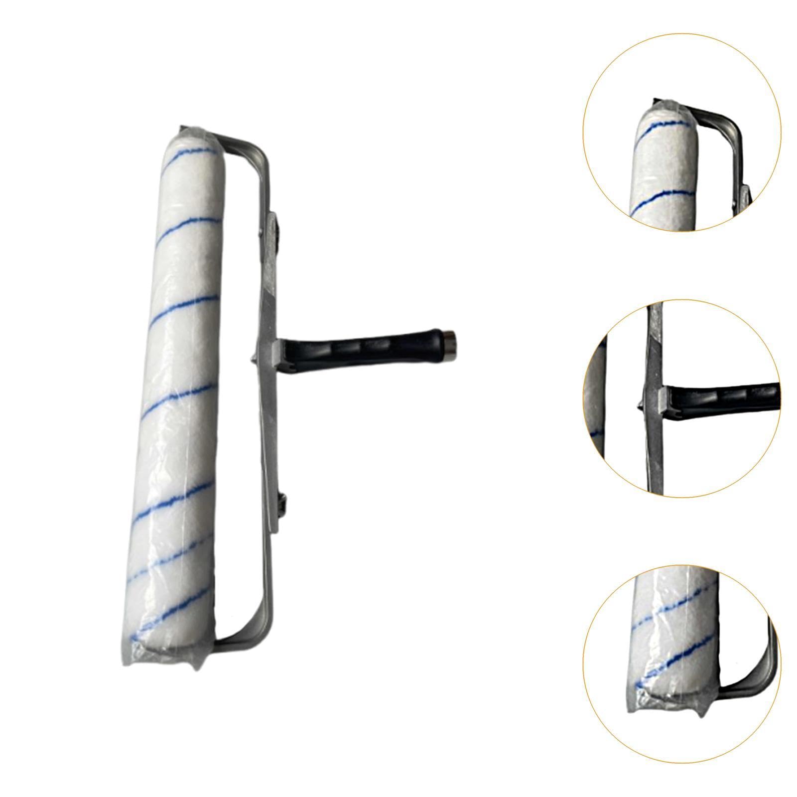 Gralara 45 Cm Farbrolle mit Robustem Rollenrahmen Und Mikrofaser Bürstenbezug für Heimwerker Und Profis, Stil A
