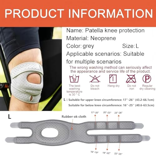 Kniebandage, 2025 Kniebandage für Männer/Damen, Verstellbare Knieunterstützung, Atmungsaktive Knie Schiene für Arthritis, Springerknie, Heilung Nach Tennis-Verletzungen, Pain Relief Knee Braces