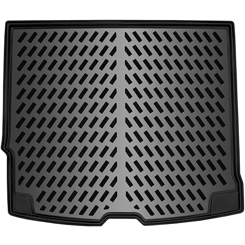 Recambo Alfombrilla De Goma Para Maletero Apta Para Volvo XC60 I, 2008 2017, Ajuste Borde, Color Beige