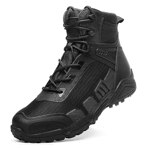 Men's Military Tactical Boots - Lightweight and Durable Work Boots for Outdoor, Combat, Jungle, Hiking, Backpacking2