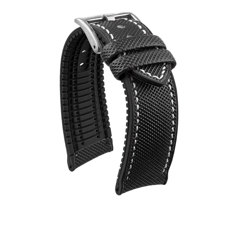 Bracelet montre nylon caoutchouc 23mm Mido Helmsman étanche