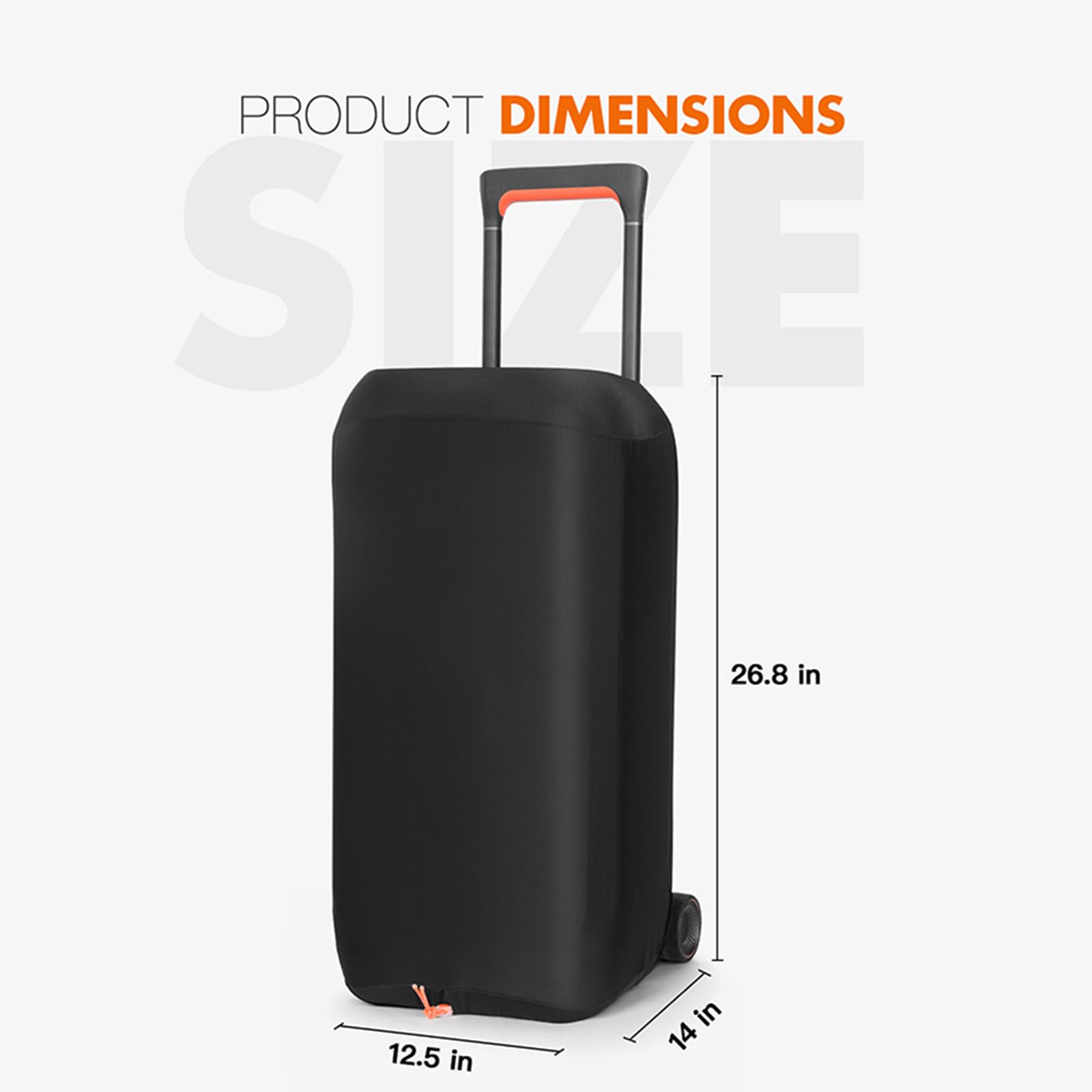 Staubschutzhülle, kompatibel mit JBL Partybox 310/Stage 320 Lautsprecher, tragbare Lautsprecherhülle, staubdicht, elastische Hülle für Party- und Heimaufbewahrung