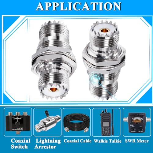 TUOLNK UHF Female to UHF Female (Nut) — view 5