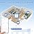 fansitc WiFi Water Leak Detector for Home 5pack, 120dB Adjustable Alarm, Smart Water Sensor Alarm, Wireless Water Leak Alert with App Notification, 5 Sensors & 1 Gateway for Bathroom,Laundry,Kitchen