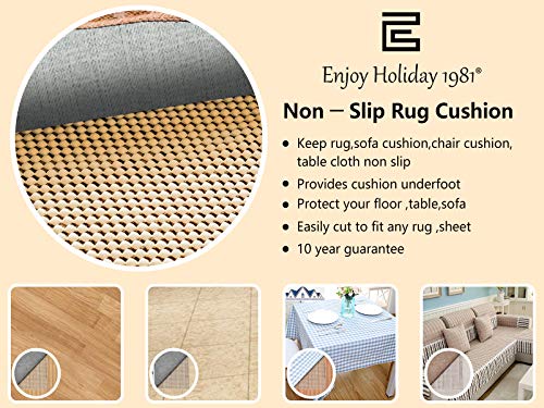 Non Slip Area Rug Pad Gripper - 4X6 Strong Grip Carpet Pad For Area Rugs And Hardwood Floors, Provides Protection And Cushion #TOP4