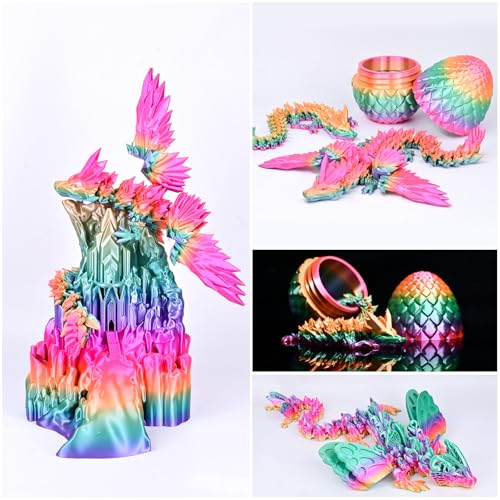 Image of OVV3D Rainbow PLA Filament 1.75mm, PLA Silk PLA 3D Printer Filament Multicolor Silk Color Change Rainbow PLA Filament with Pink Purple Green Yellow, 3D Printing Filament 3D Filament, 1kg