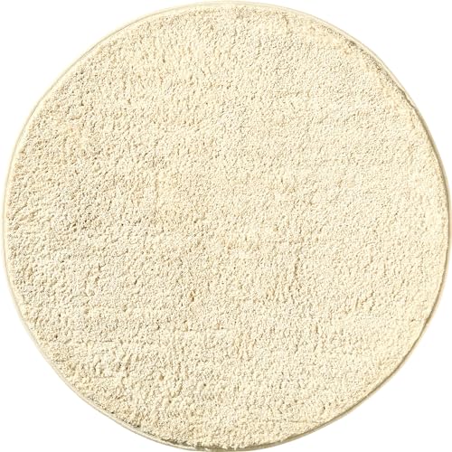 REDBEST Badematte Frisco Sand-Natur Größe rund: 90 cm Ø