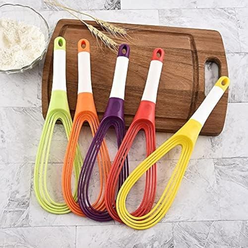 Batidor manual plegable que ahorra espacio al cocinar y hornear pasteles en casa 6