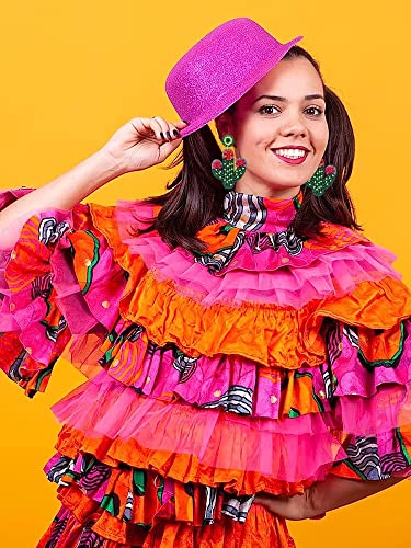 Cinco De Mayo Earrings for Women Beaded Mexican Fiesta Pinata Maracas Dangle Earrings Colorful Taco Tuesday Mexico Theme Festive Earrings Jewelry Gifts4