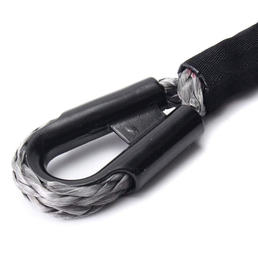 Cuerdas para Remolque 9.5mm * 28m Torno de Cable 20500LBs Todo Terreno Gancho del vehículo