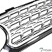 TLAPS 7422438958990 Compatible With 2006-2009 Land Rover Range Rover L322 Chrome Silver Honeycomb Mesh Front Bumper Grill Grille