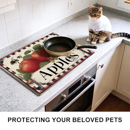 Image of Apple Bee Stove Top Covers for Electric Stove, 28.4x20.5 in