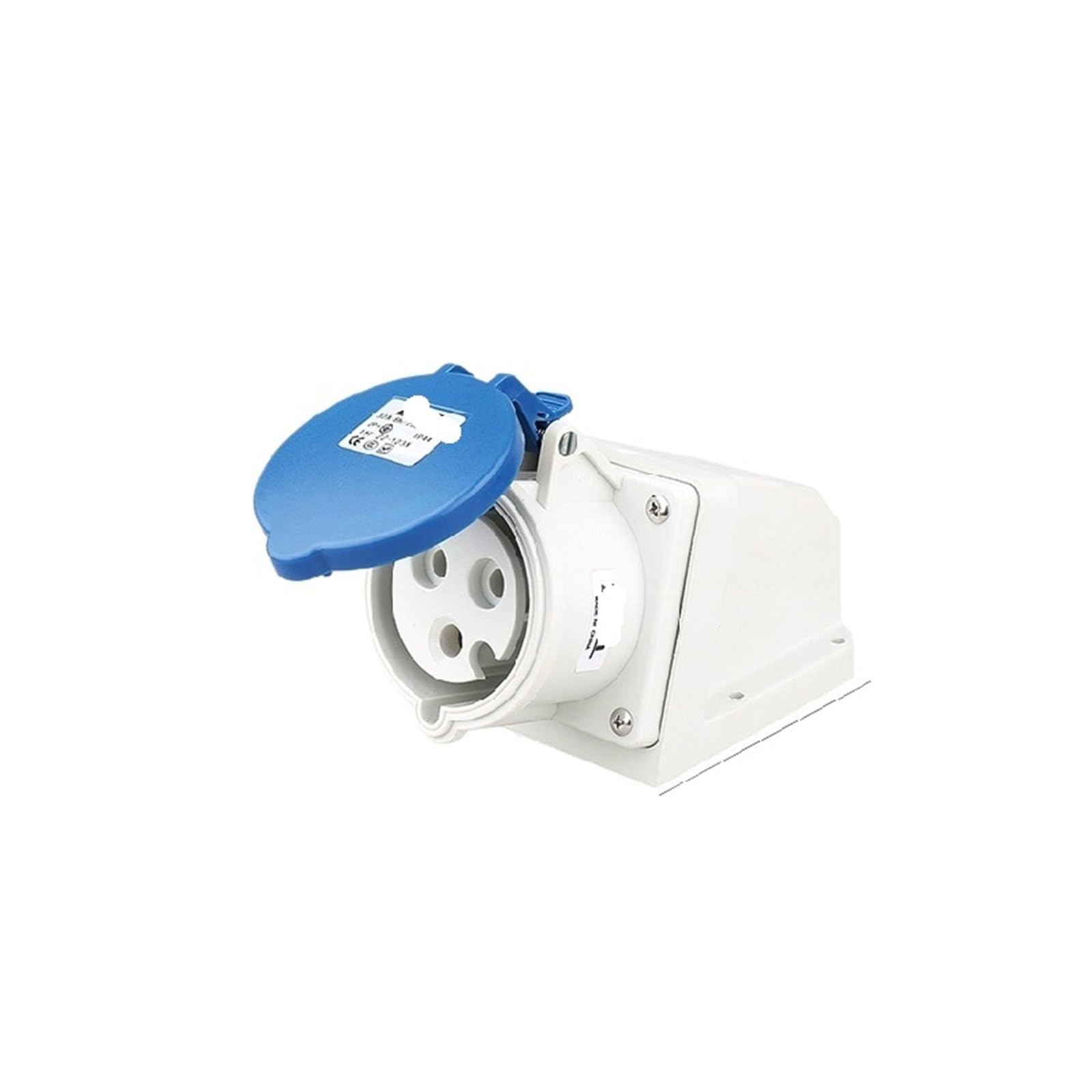 Industrial y zócalo a Prueba de Polvo e Impermeable al Aire Libre 3 núcleos 4 5 16A/32A IP44(3 Pin 16A Surface Mounted)