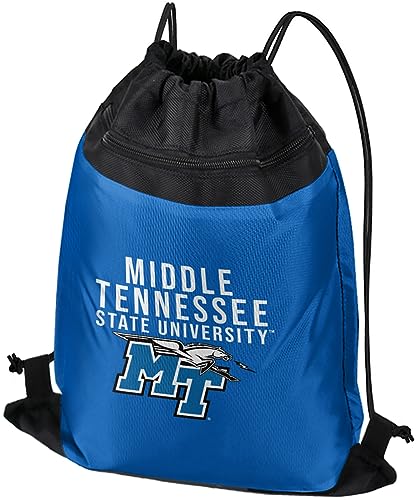 Middle Tennessee State University Primary Logo Drawstring Backpack Sackpack