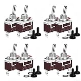 Metallhebel für toggle Switch 15A 250VAC Schraubklemme Metallhebel(8PCS)
