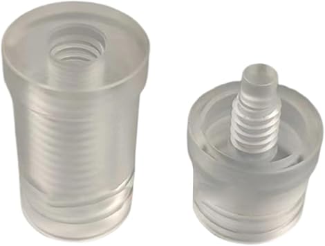 1 Pack Pool Cue Joint Protector for MEZZ Teeth and 5/16-14 for CUES, Acrylic Billiard Thread Cap, Transparent 5.6cm Length for Game Room Players