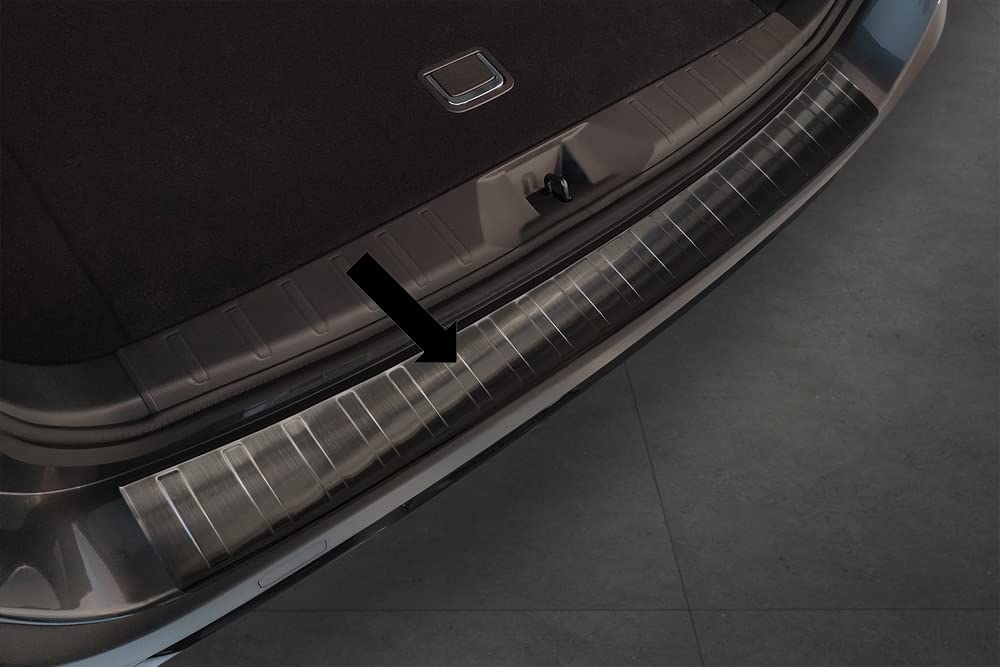 Protector de parachoques de acero inoxidable negro grafito compatible con Subaru Outback VI 6ª generación tipo BT a partir de Facelift año de construcción 05.2021-3245334