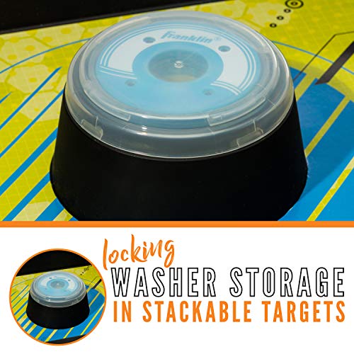 Image of Franklin Sports Washer Set - (2) 12 inch x 12 inch Folding Targets - Portable Fun - Perfect for Beach, Tailgating, Parties - Replacement Bottle Cap Washers