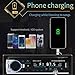 [Nuevo Version] Andven Autoradio Bluetooth, 4×60W FM Radio de Coche, Manos Libres...