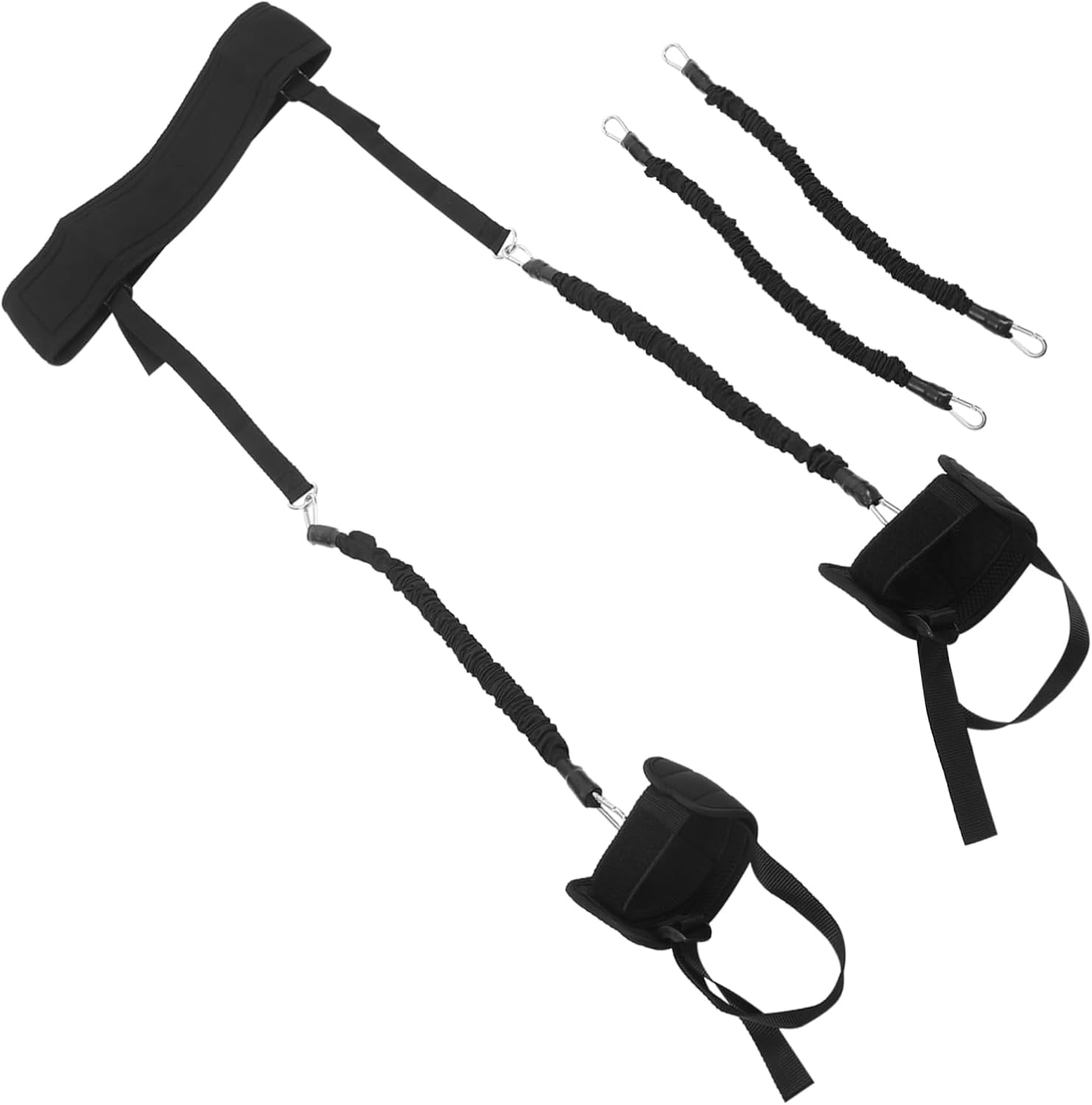 TOYANDONA Boxing Resistance Bands Set Sturdy Latex Resistance Bands for Legs and Waist Training Ankle Straps for Indoor Workouts Fitness Equipment for Men