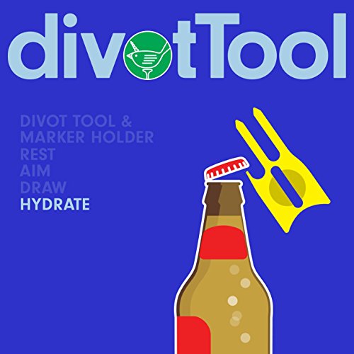 Birdicorn Divot Tool (Gold W/Ball Marker) #TOP6