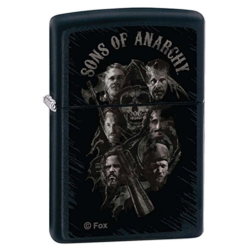 Zippo Sons of Anarchy Black Matte Lighter 28505