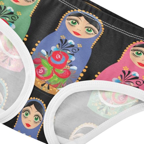 Colorful Russian Nesting Dolls Toddler Girls's Underwear 2T 202c12524