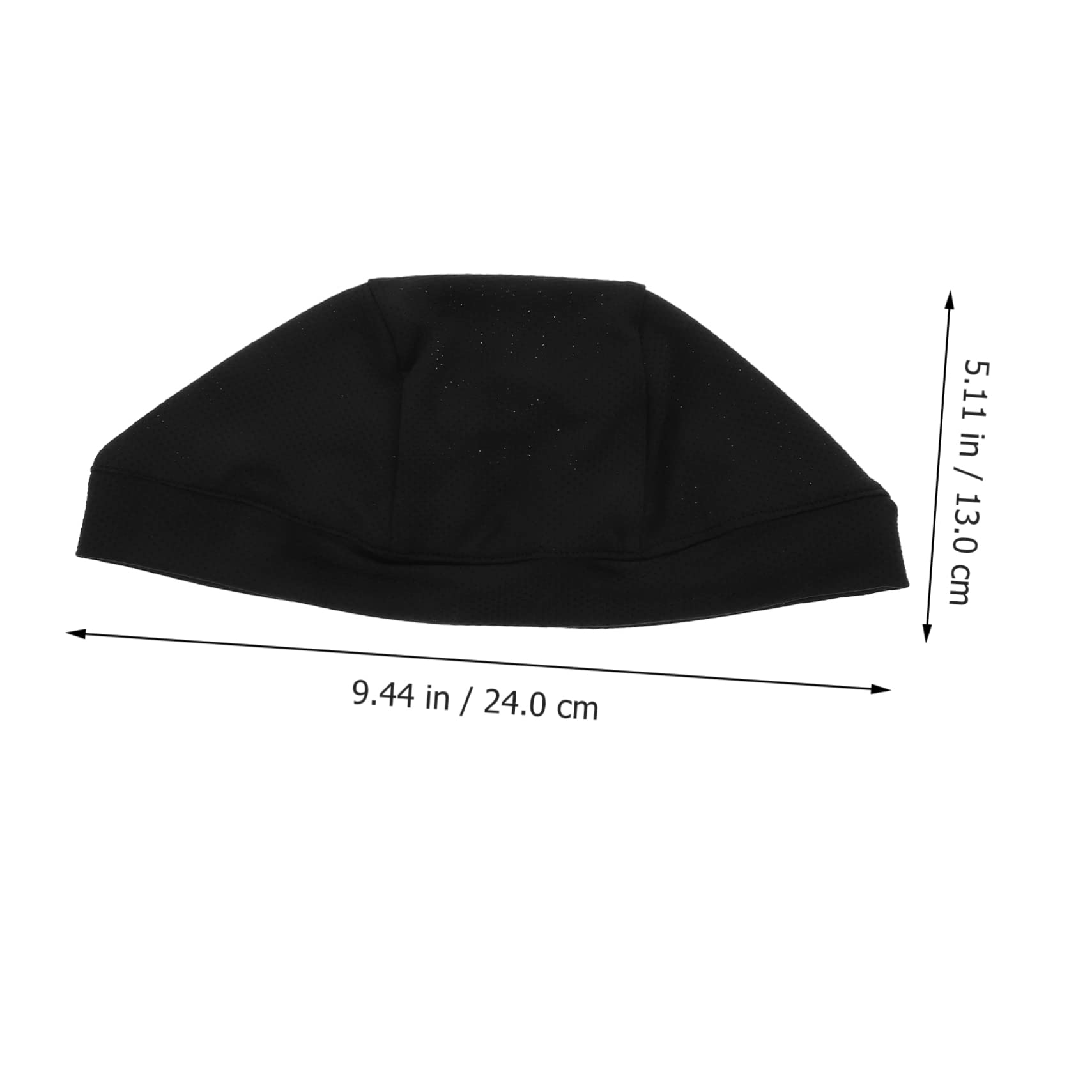 TOVINANNA 1Pc Unisex Quick Dry Cycling Helmet Liner Cap Breathable and Comfortable Riding Hat for Adult Men and Women for Elastic Fit Black