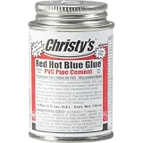 Christy's Red Hot Blue Glue PVC Cement - Medium Body, Very...