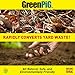 GREEN PIG Compost Accelerator Converts Yard Waste to Fertile Humus in 30 Days and Helps Control Odors Associated with Compost Piles, 1 Bag (12 Dissolvable Packets)