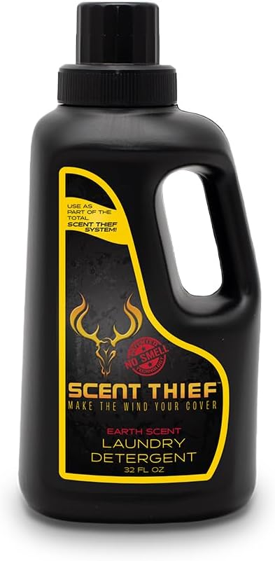 Scent Thief Deer Hunting Accessories - Laundry Detergent for Field and Deer Hunting Scent Remover, Acts As A Scent Blocker and Eliminates Animal’s Ability to Smell