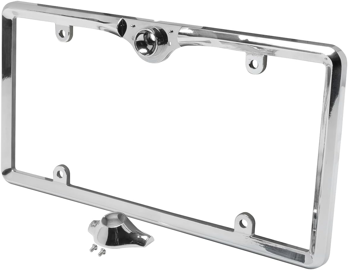 Crimestopper LP-Frame-CHR Chrome License Plate Frame for Cam-300/400, 1 Pack