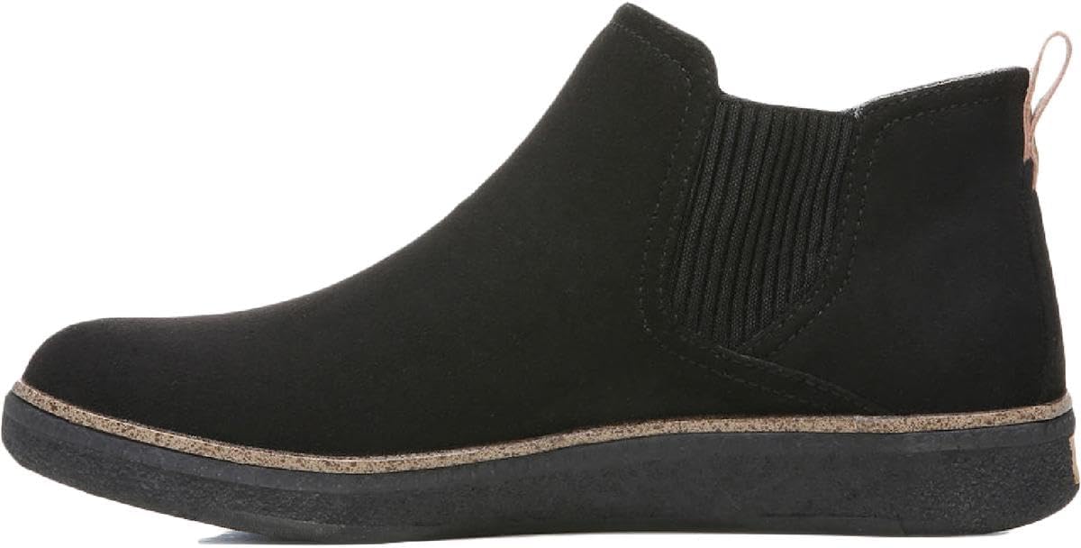 Dr. Scholl's Shoes Women's See Me Sneaker, Black Microfiber, 7.5