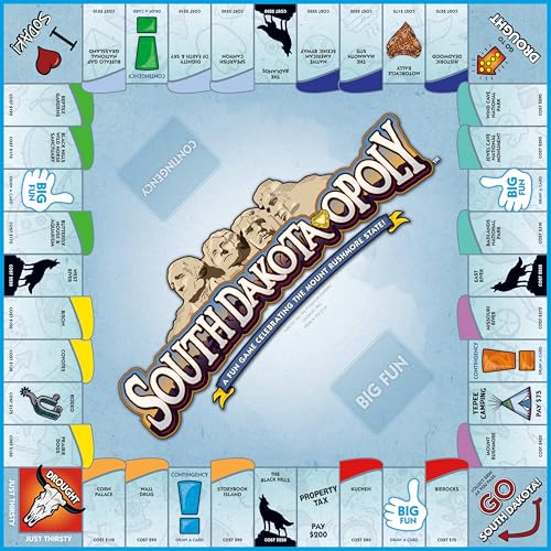 South Dakota-Opoly Juego de Mesa Estratégico Familia miniatura 4