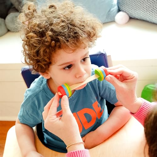 TalkTools Lip Gym with 100 Tongue Depressors - Fun Lip Fitness Program - Teaches/m, b, p/, Assists with/r/Production - Quick Reference Chart - Fits Standard ⅝” Tongue Depressors - No Harmful Toxins - Image 5